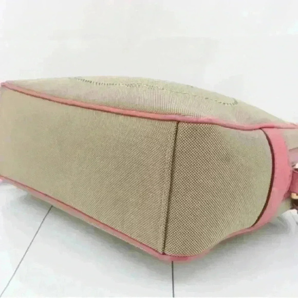 Authentic PRADA PINK JACQUARD CANVAS LOGO
CAMERA BAG - Picture 11 of 15